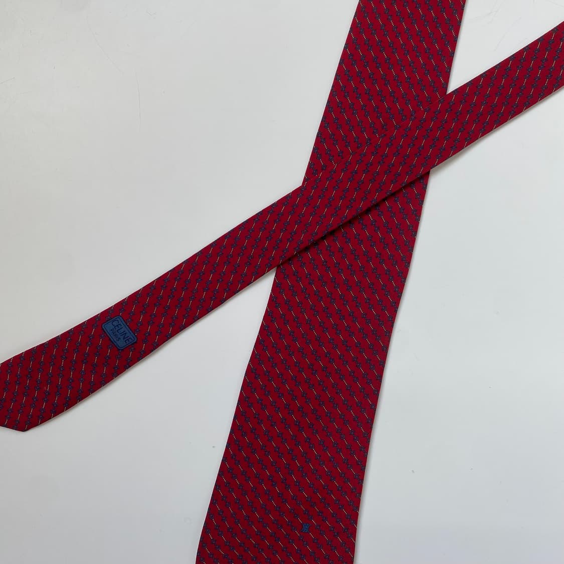 셀린느(celine) 심플로고 명품 정품 넥타이8.6cm 상품이미지4