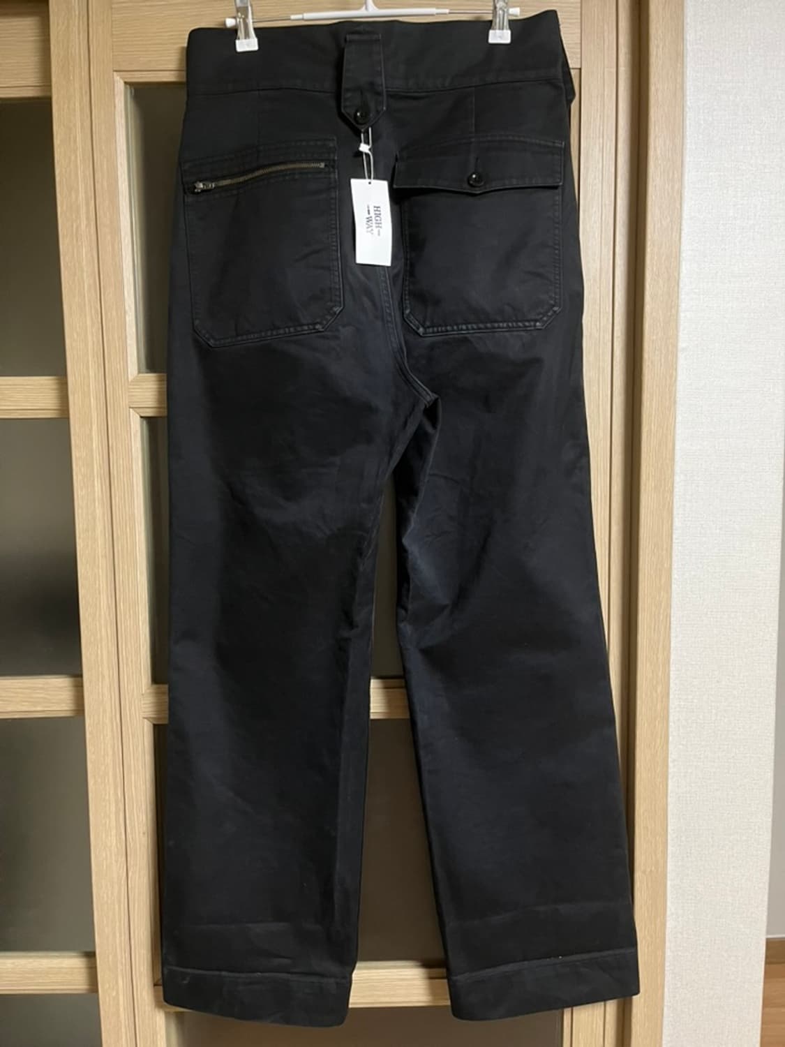 (M/29-30) MHL Black Cotton Tuck Trouser 상품이미지2