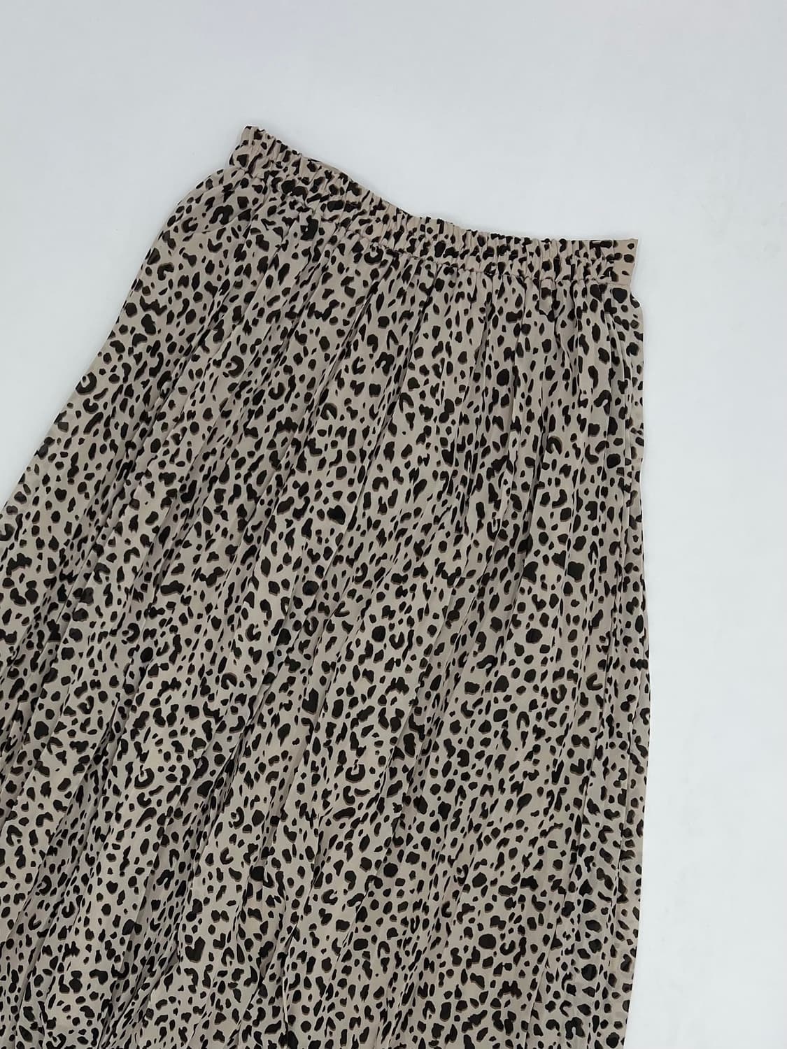 빈티지 호피 패턴 롱 스커트 상품이미지2