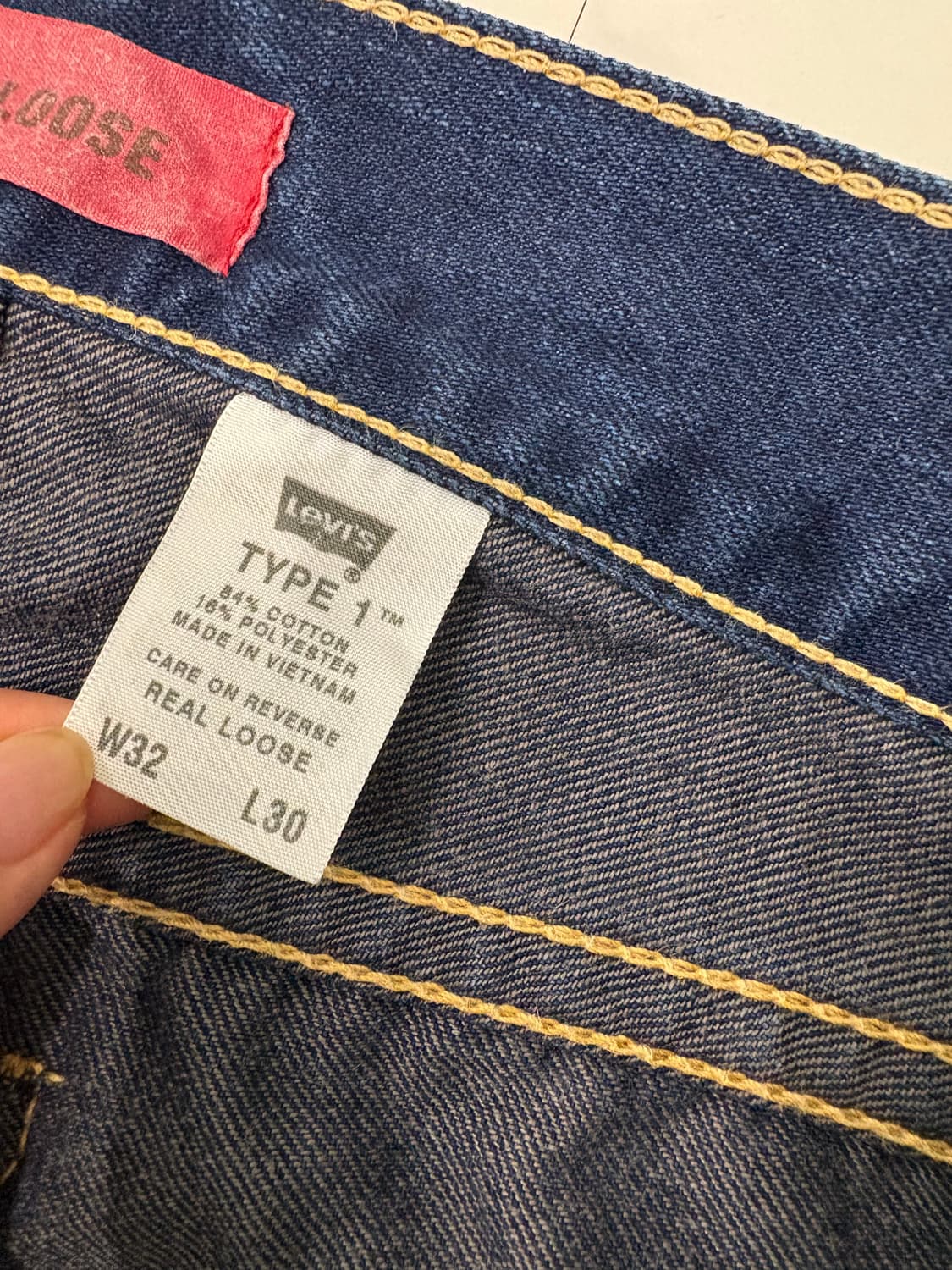 levis type1 real loose W32 L30 상품이미지3