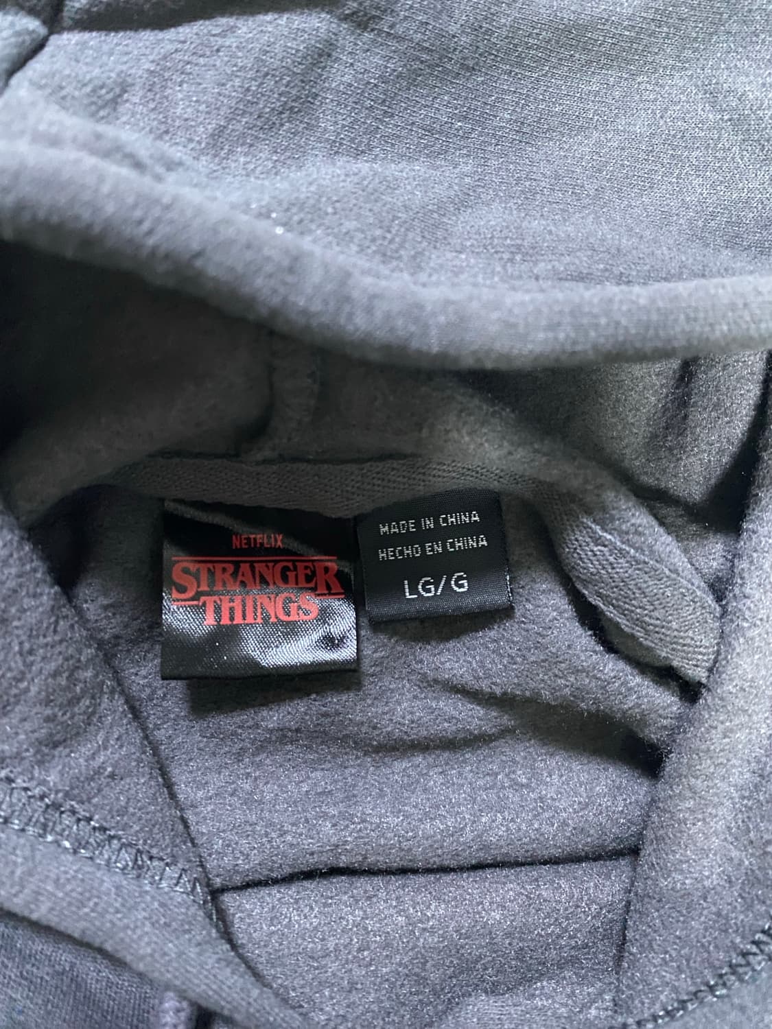넷플릭스 공식 기묘한이야기 굿즈 후드티L 상품이미지3