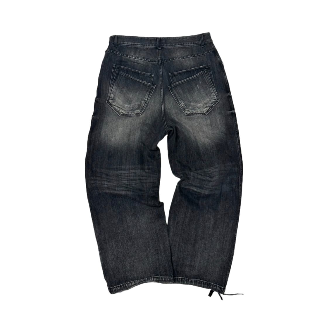 [1] 논노드 더블 포켓 재패니즈 데님 팬츠 워시드 블랙 상품이미지1