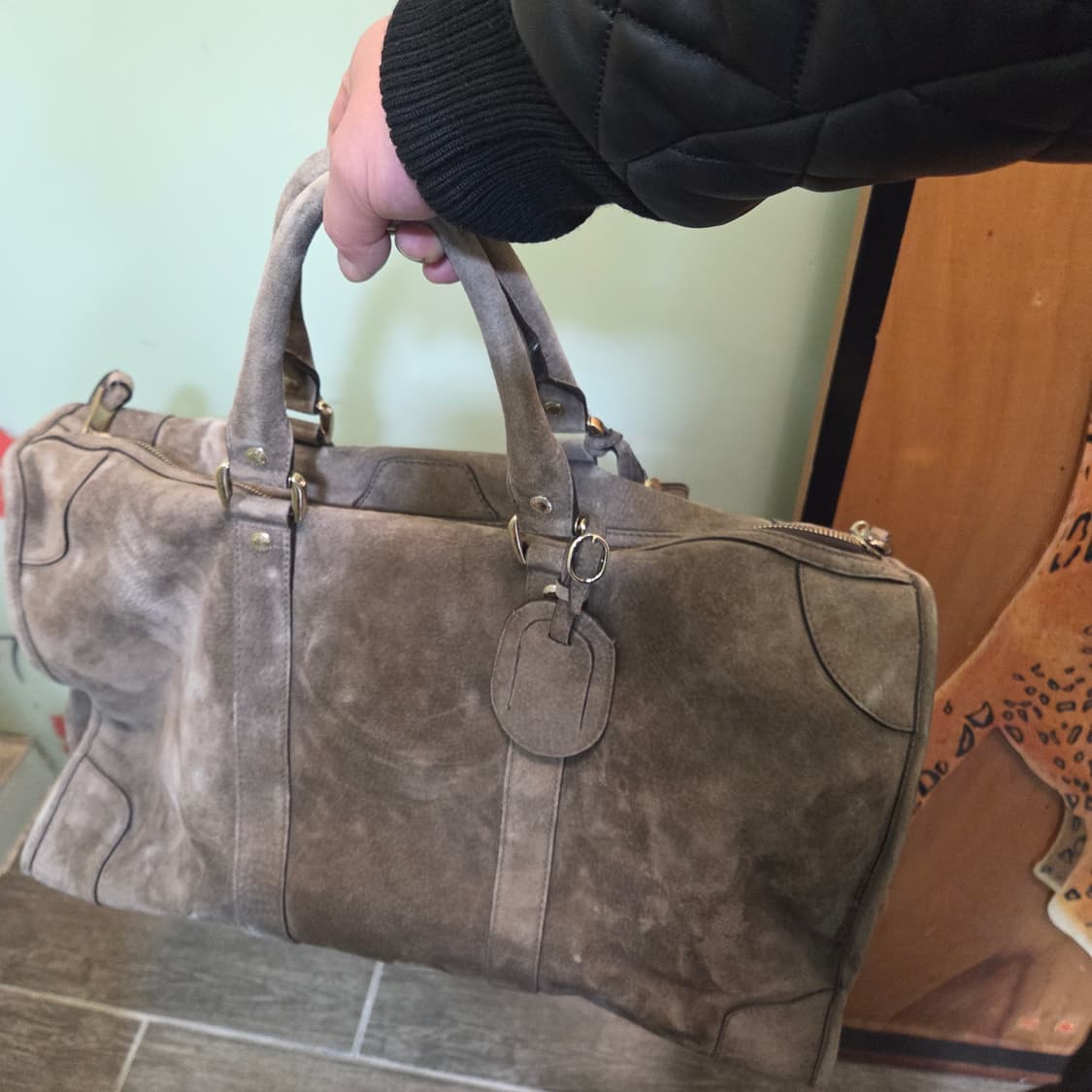 구찌 스웨이드 보스톤 백 상품이미지9