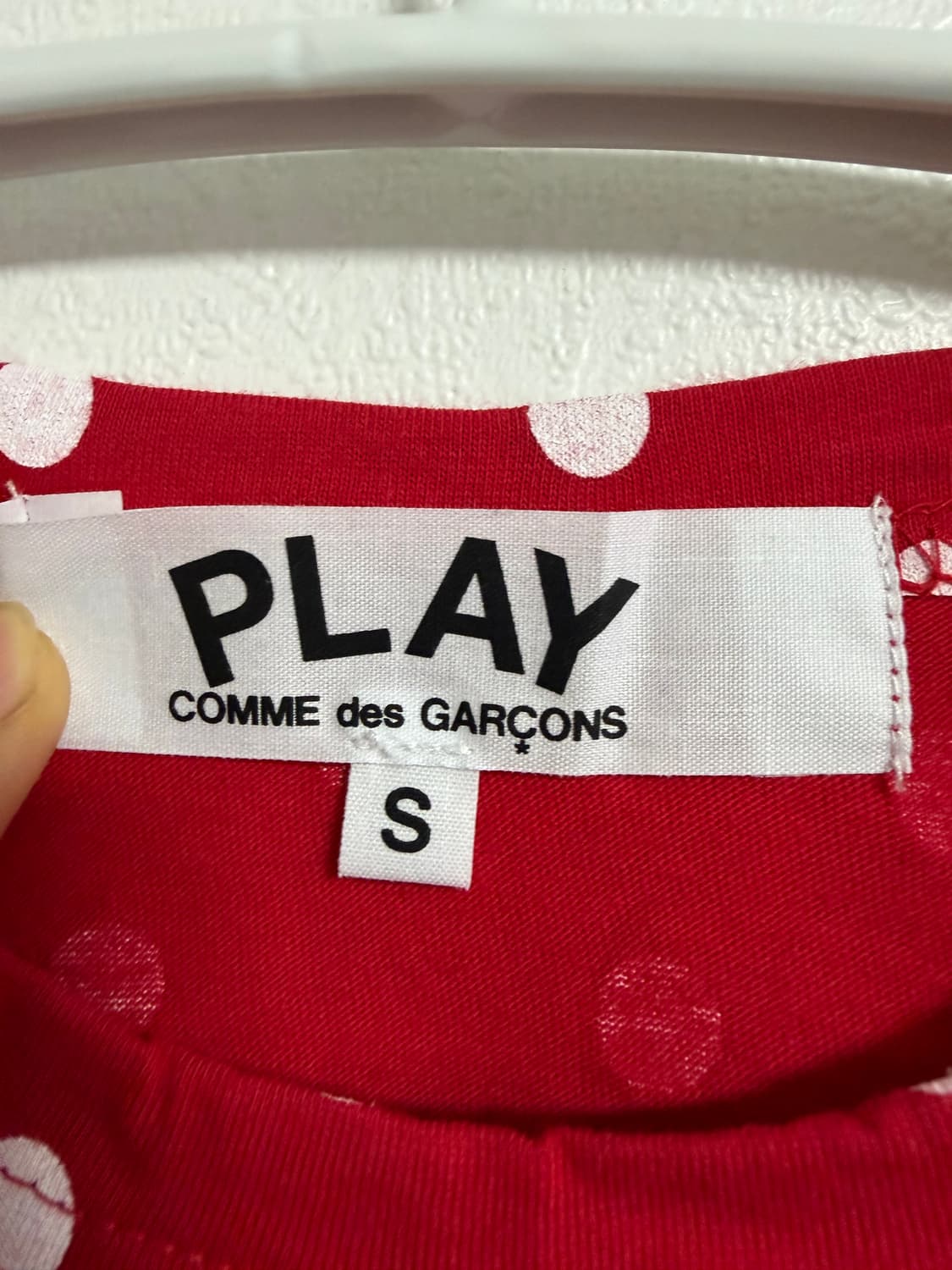 꼼데가르송 도트 롱슬리브 상품이미지3