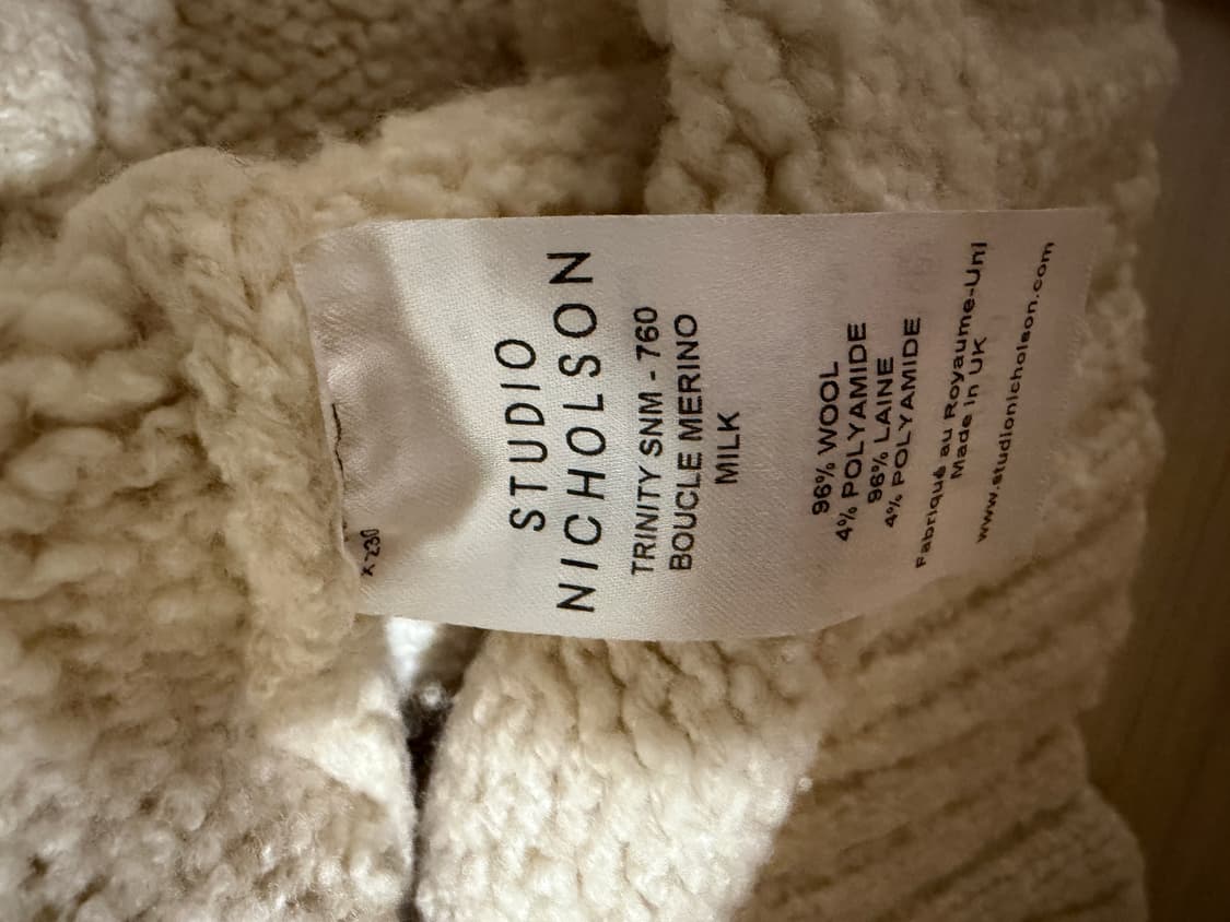 [m] 스튜디오니콜슨 니트 베이지 상품이미지5