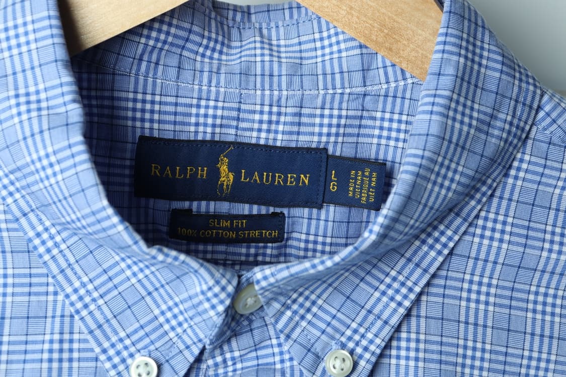 (L-XL) 폴로 랄프로렌 셔츠 남방 USA 잔체크 블루-H3H33993 상품이미지6