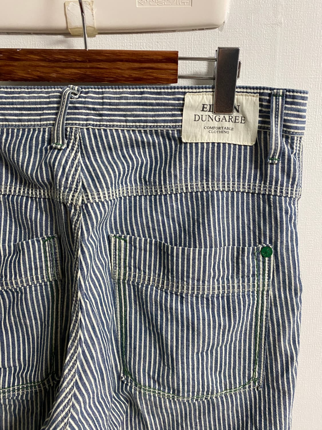 (36)에드윈 재팬메이드 덩가리핏 히코리 스트라이프 워크 팬츠 상품이미지5