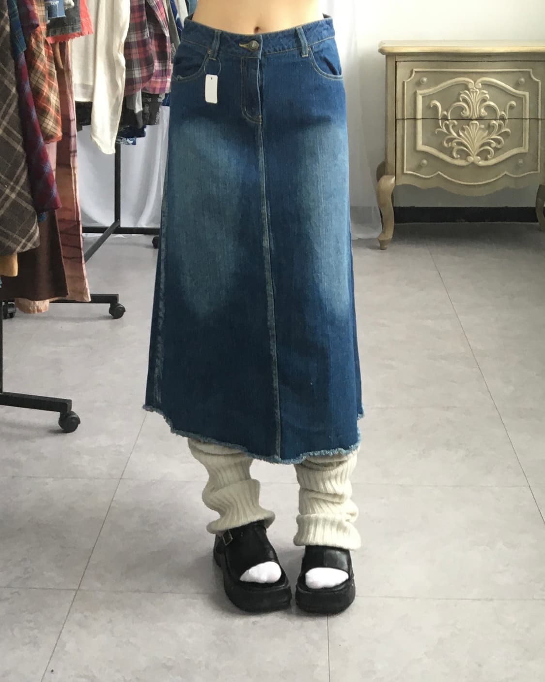 Denim skirt 상품이미지4
