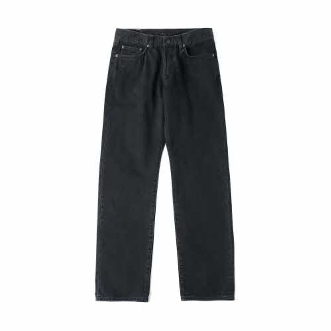  1947 Cinch Back Black Faded 데님 삽니다. 상품이미지1