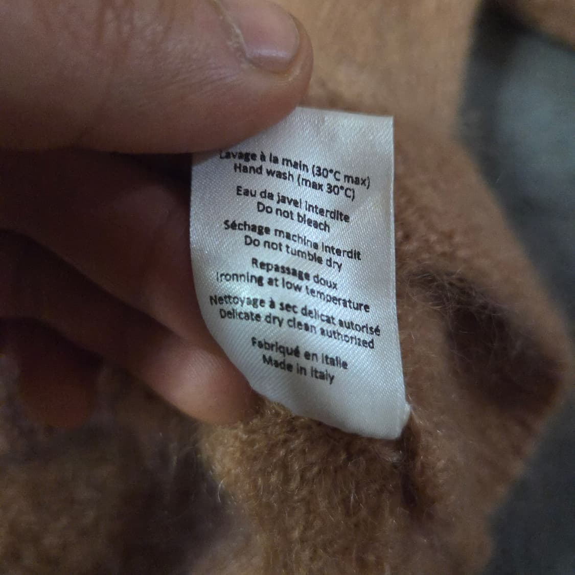 Rouje Paris NONO 볼레로 반팔 모헤어 가디건 34 상품이미지7