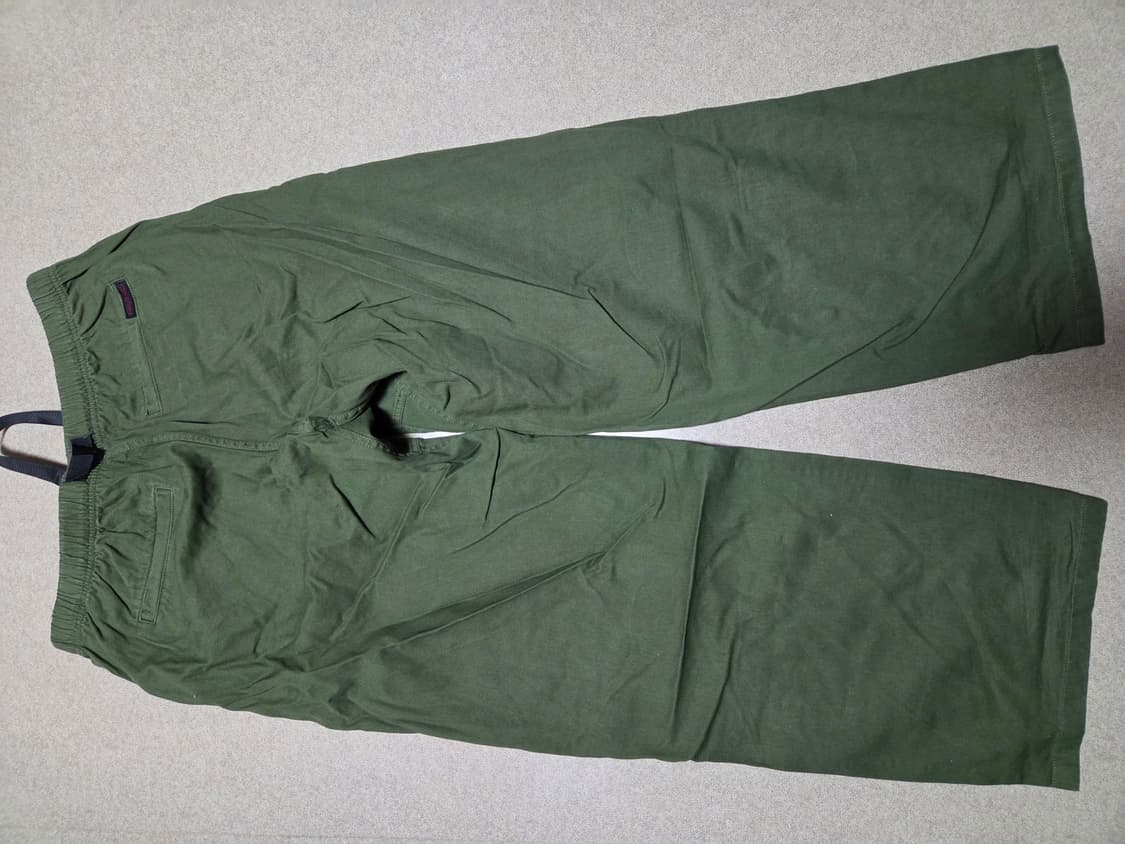 그라미치 와이드팬츠 올리브 xl 상품이미지2