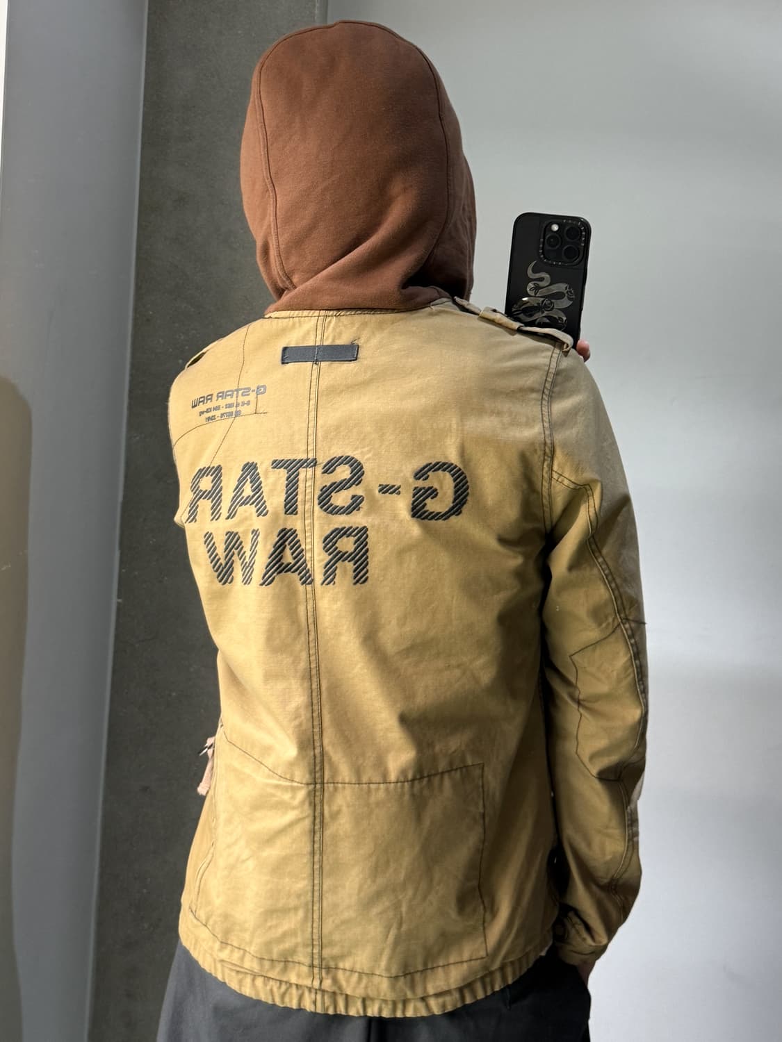 지스타로우 그런지 밀리터리 후드 자켓 상품이미지2