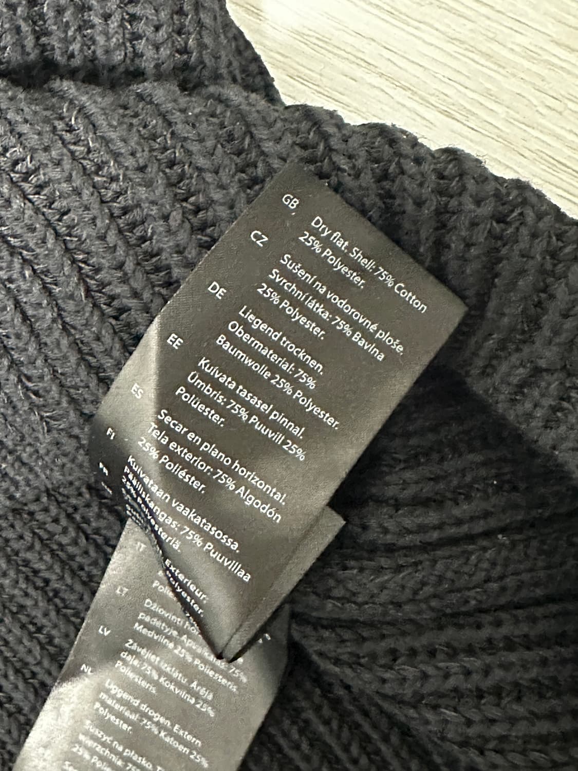 [코스] 여성 릴랙스 핏 블랙 니트 상품이미지6