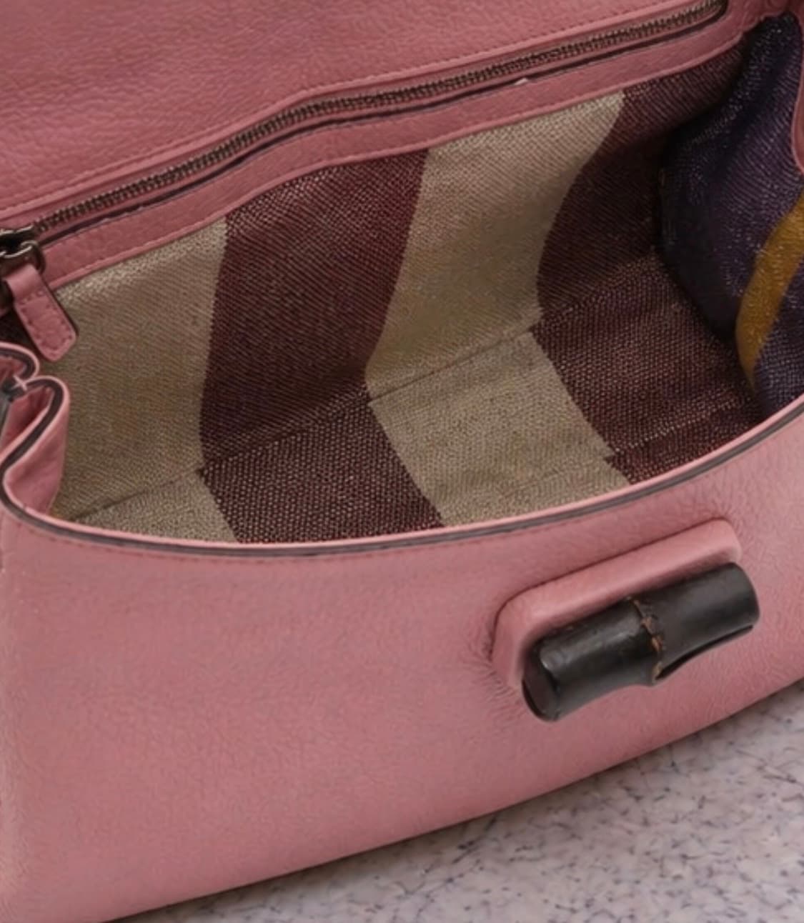 [A급] 구찌 뱀부 탑 핸들백 판매합니다!!! 상품이미지3