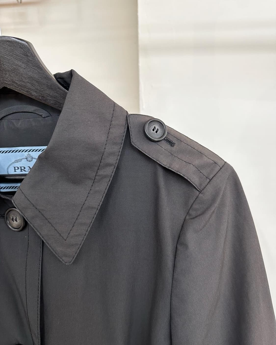 프라다 차콜 4b 폴리 코트  상품이미지5