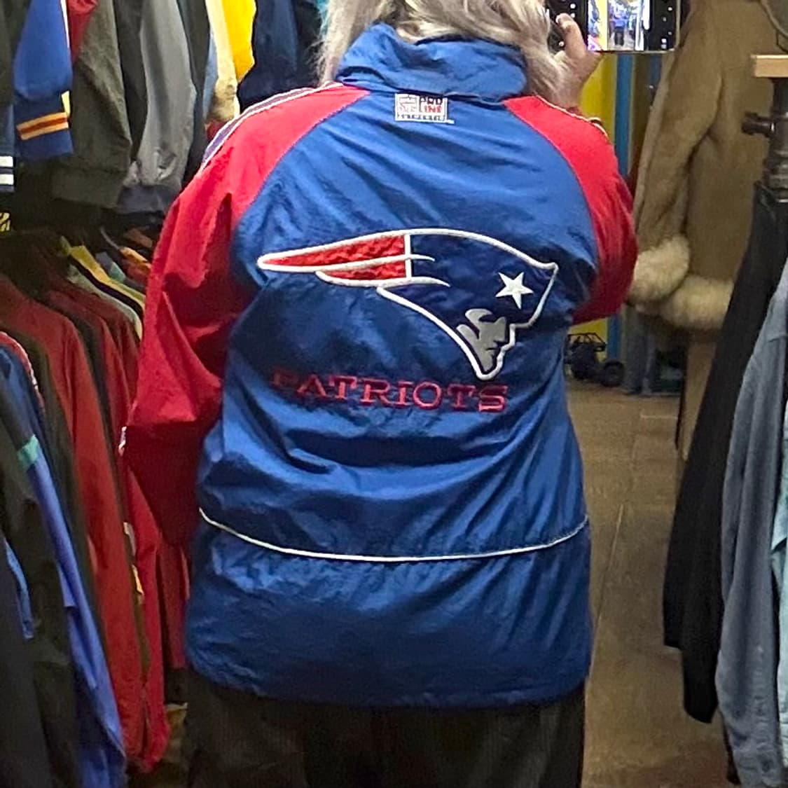 [HI] NFL 바람막이 레드블루 상품이미지5