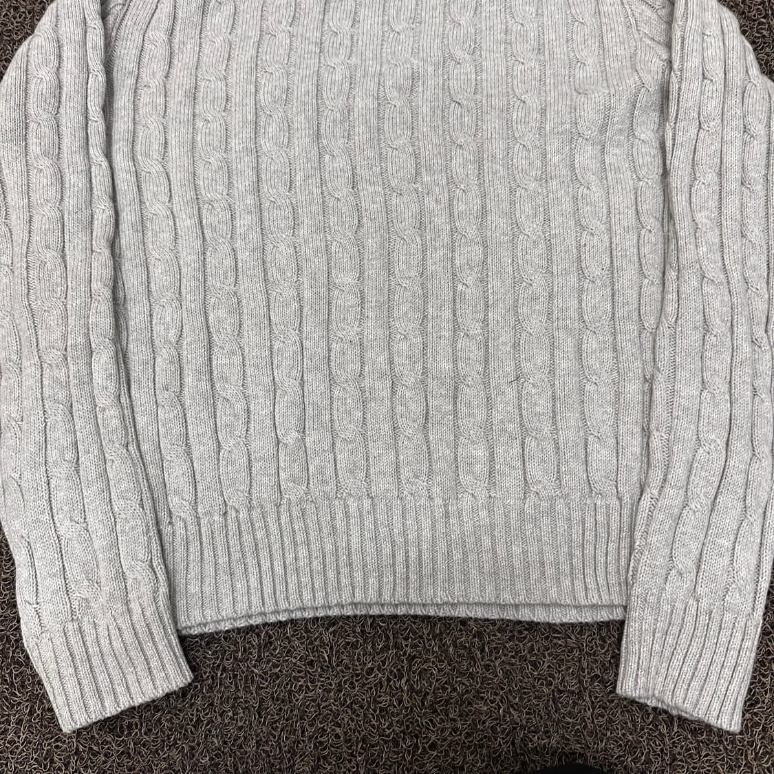 POLO 폴로 랄프로렌 브이넥 케이블 여성 니트 L 상품이미지8