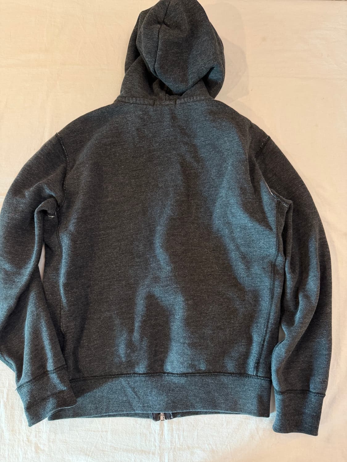 폴로 랄프로렌 와플 써멀 후드집업 차콜 그레이 상품이미지3