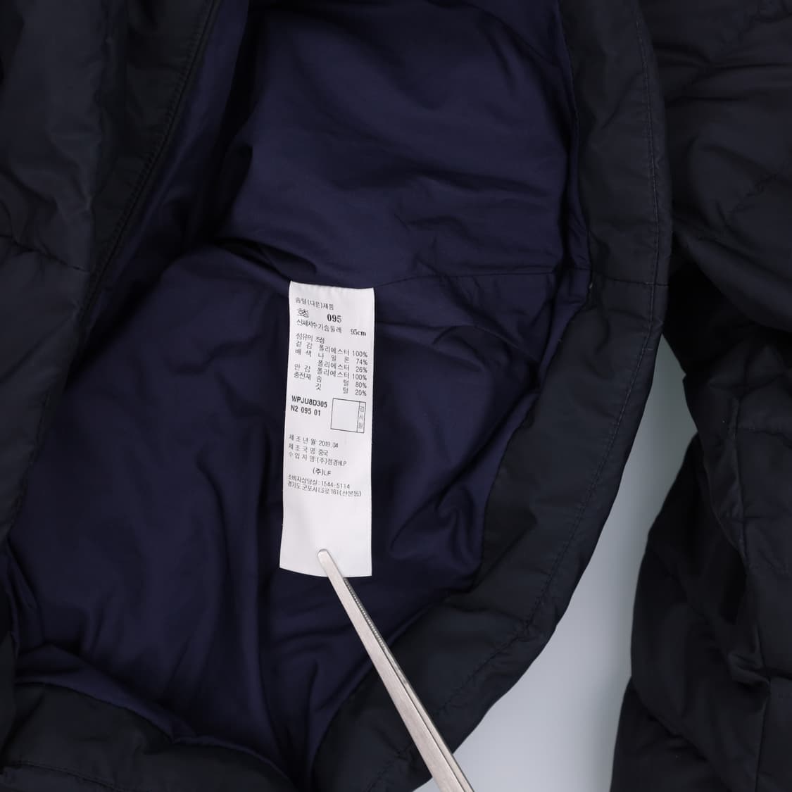 95 헤지스 골프 퀄팅 다운 패딩 스윙점퍼 4113 상품이미지9