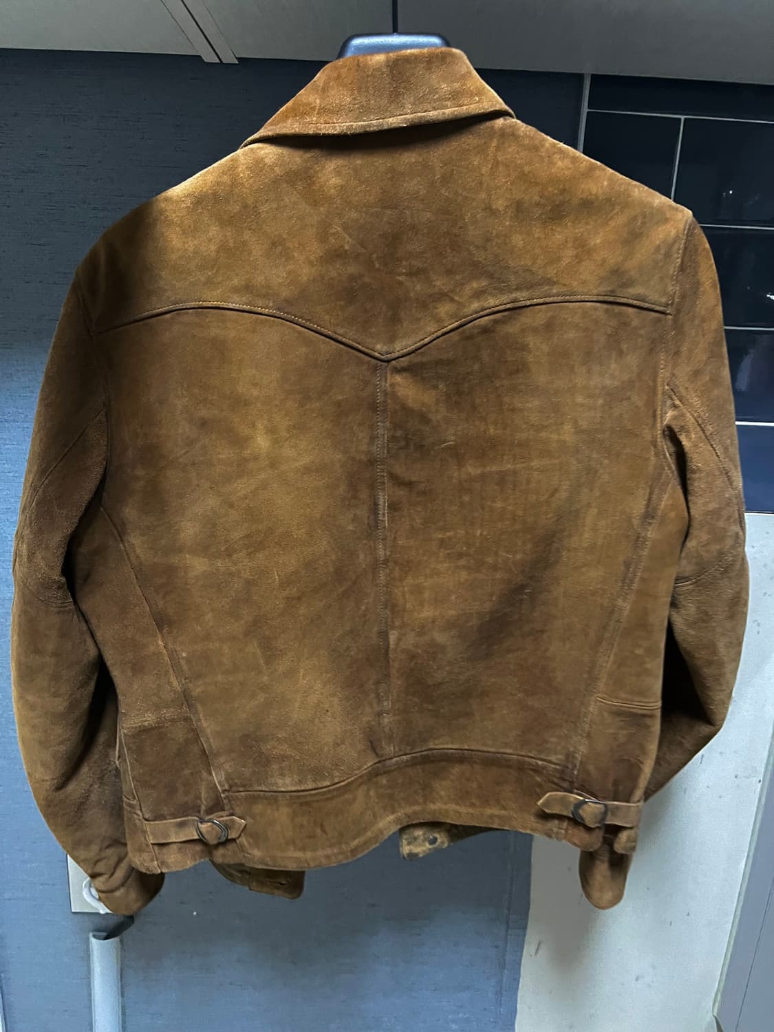 더블알엘 러프아웃 스웨이드 자켓 S 상품이미지2