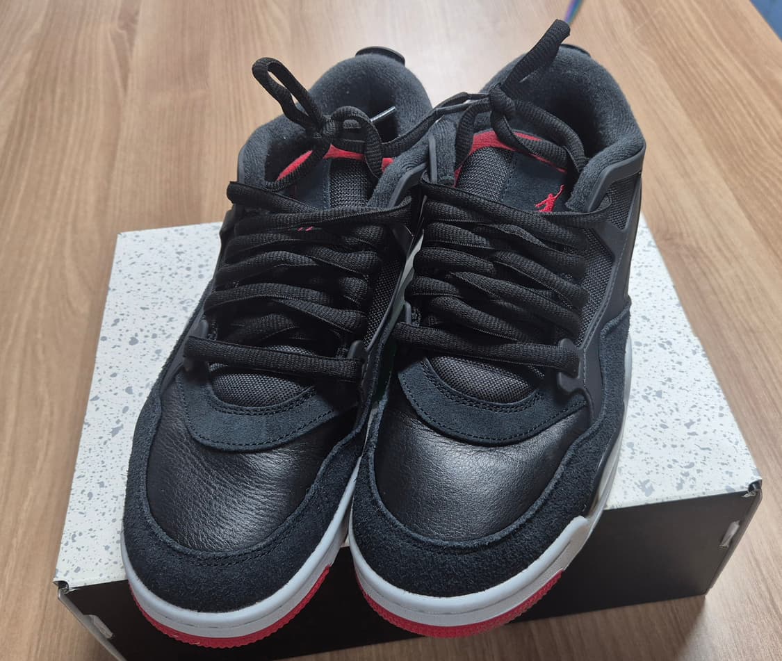나이키 에어 조던 4 RM 블랙 레드 270mm 상품이미지1