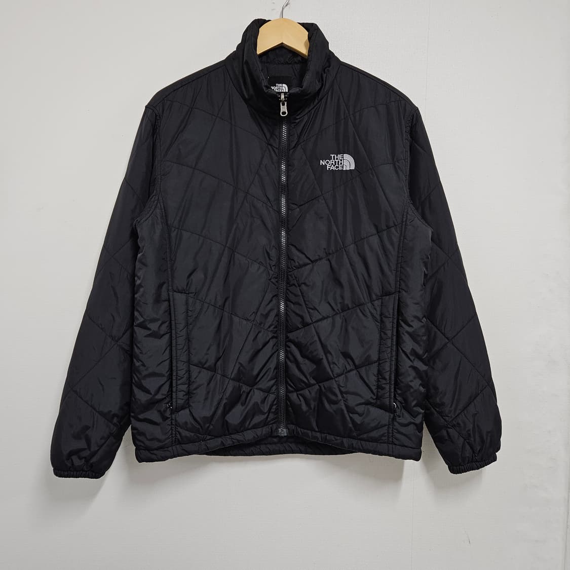 M 95-100 노스페이스 퀼팅 경량패딩 블랙 상품이미지2
