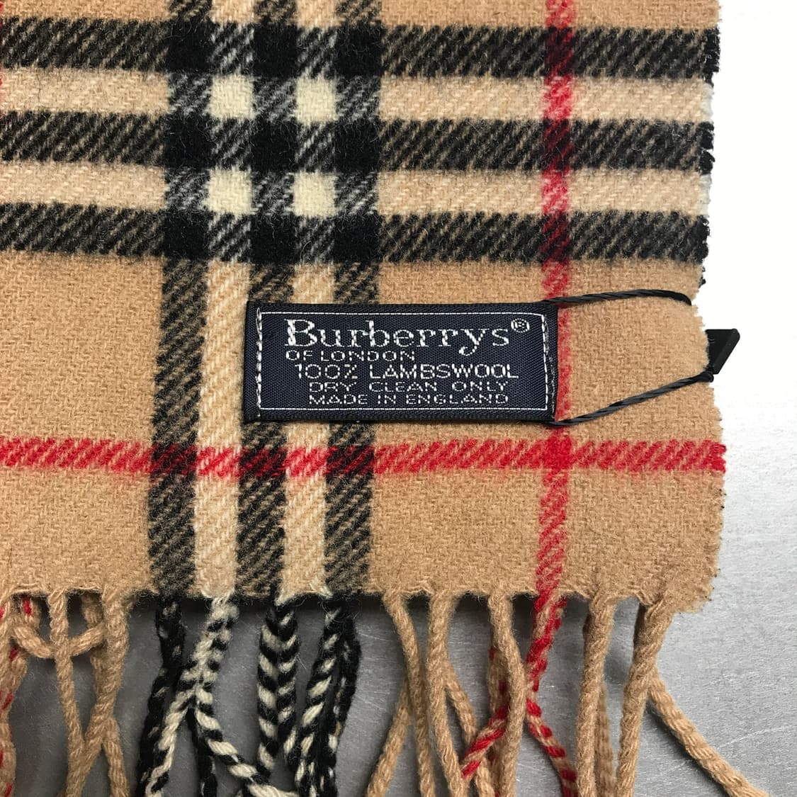 버버리 정품 램스울 머플러 베이지 상품이미지4