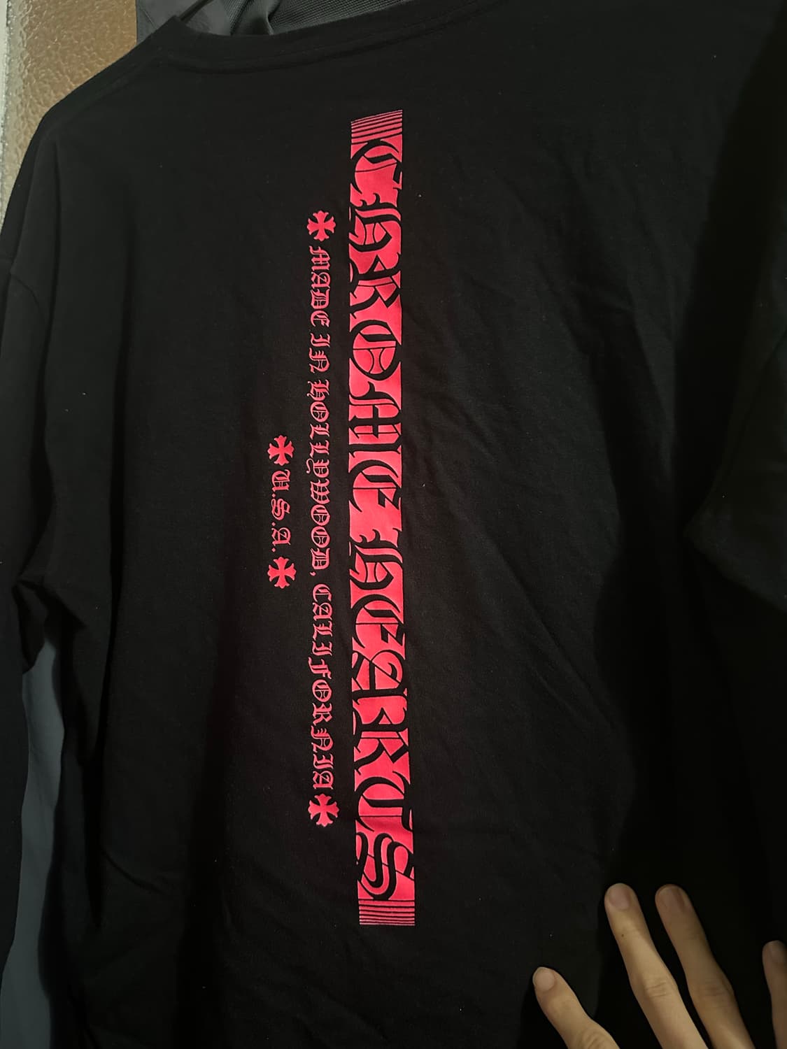 크롬하츠 스크롤 라벨 롱슬리브 L 상품이미지4