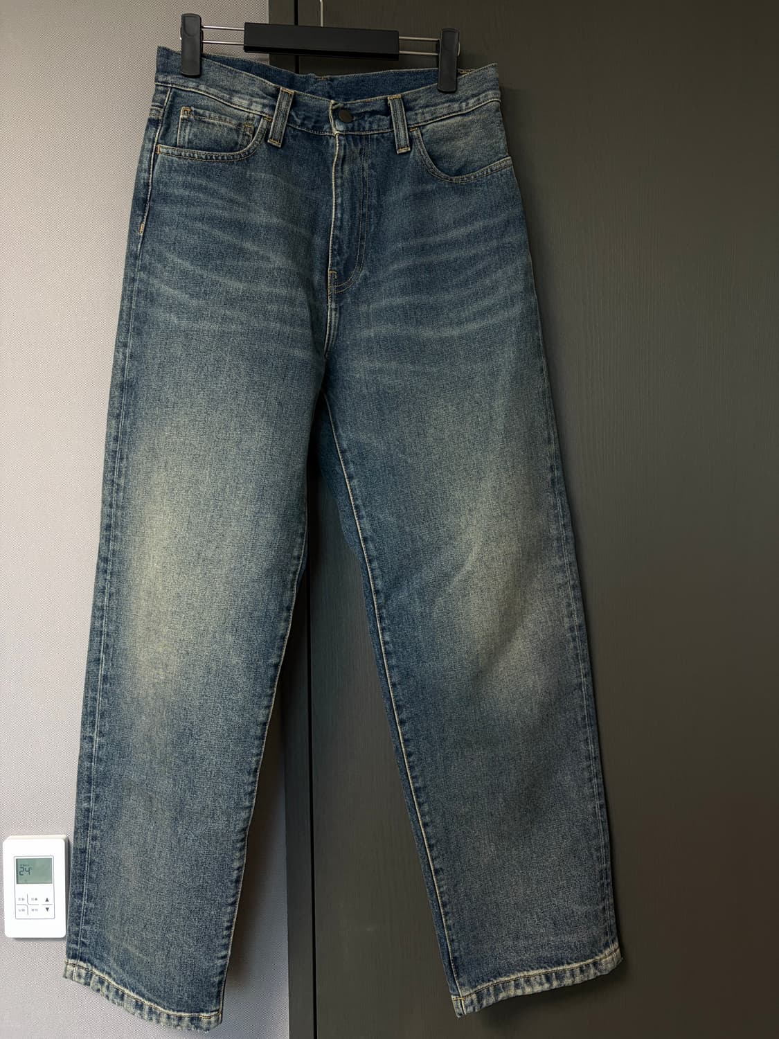 칼하트 WIP 랜든 팬츠 블루 상품이미지1