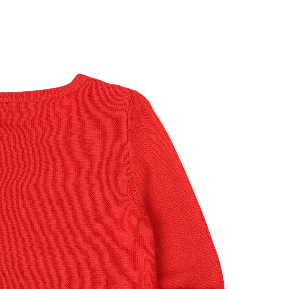 폴로 랄프로렌 우먼스 레드 울 니트 상품이미지6