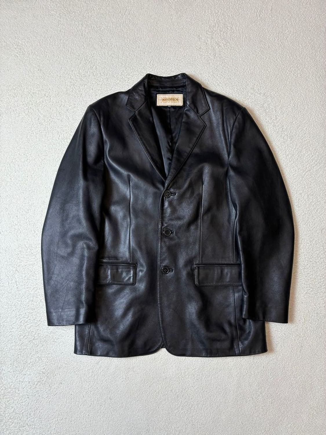 NEOCEN 00's 양가죽 3버튼 블레이져 PN7235 상품이미지1