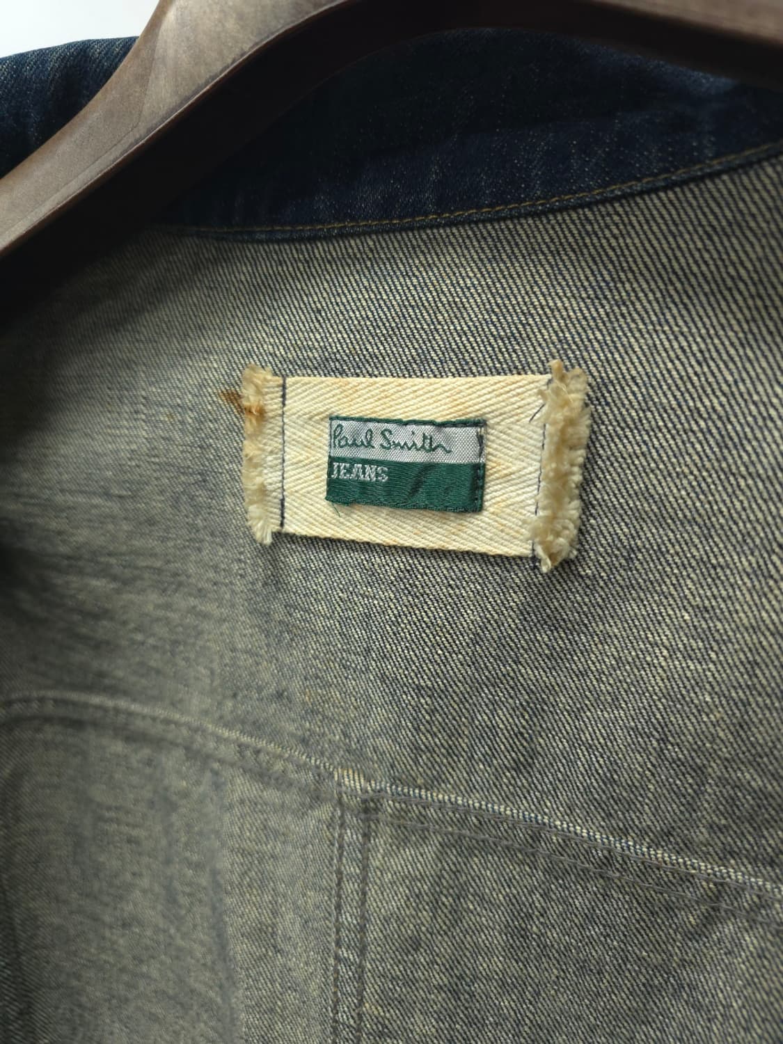 폴스미스 90's 올드스쿨 워크웨어 생지 데님 자켓(100~105) 상품이미지4