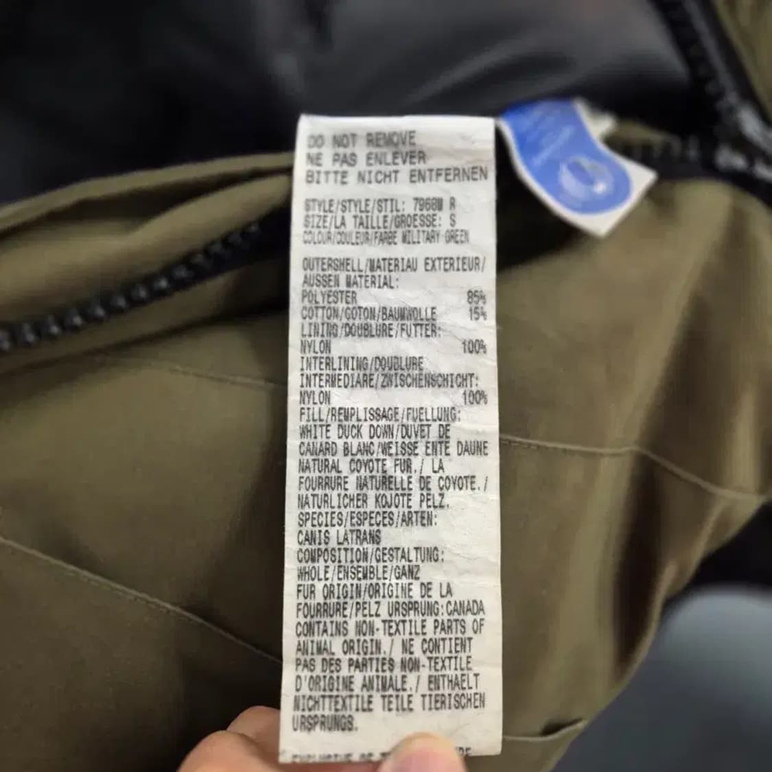 캐나다구스 칠리왁 봄버 자켓 카키 S 상품이미지8