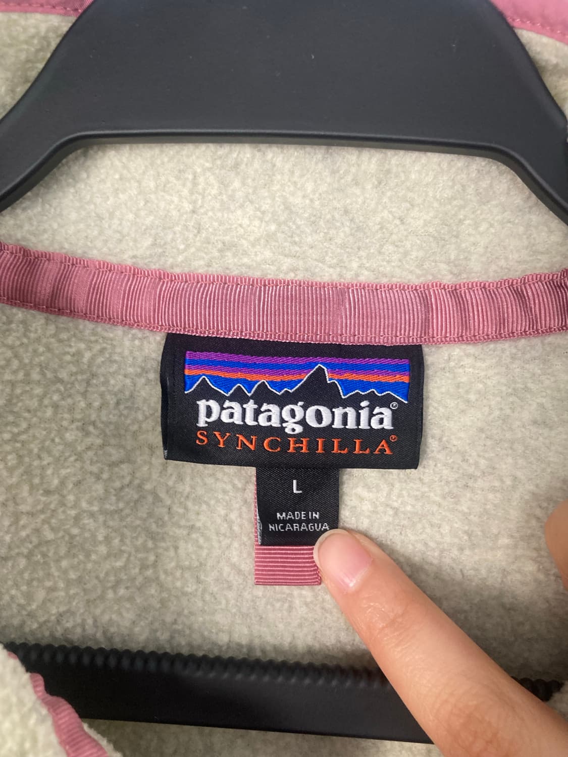 파타고니아 신칠라 풀오버 오트밀/라이트스타핑크 (L) 상품이미지4