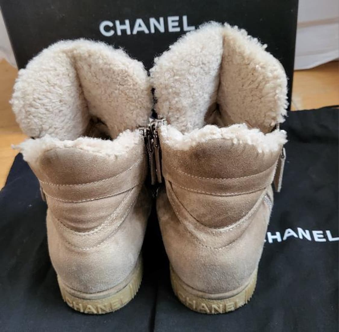 샤넬 퀄팅양털부츠 상품이미지5