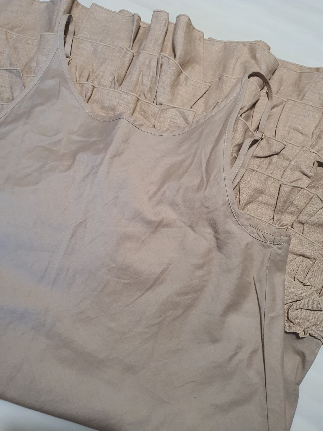 [일본빈티지] 프릴 캉캉 끈나시 롱 원피스 모리걸 상품이미지5