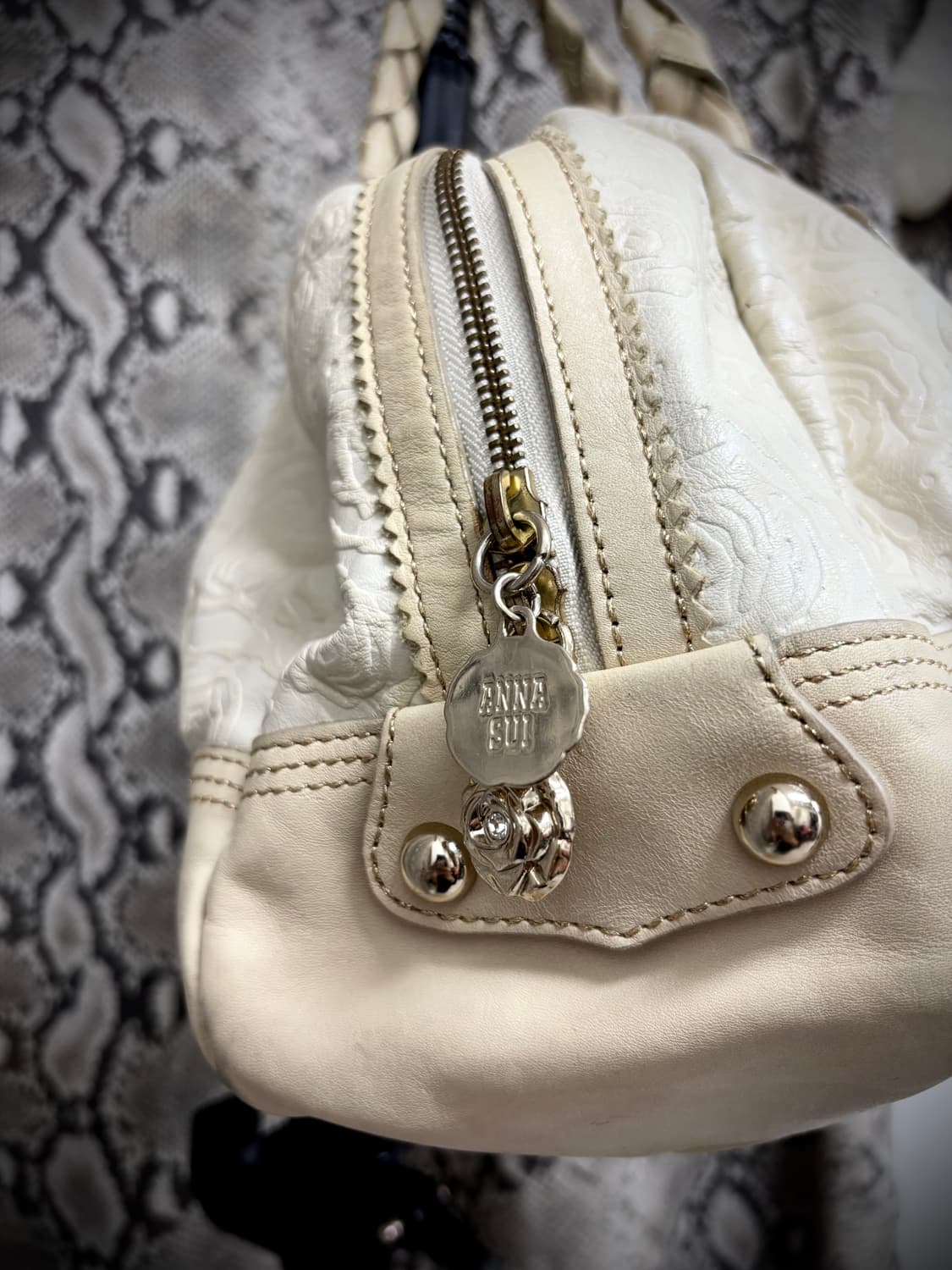 [ANNA SUI Pinterest] Flowers Pattern Whi 상품이미지6