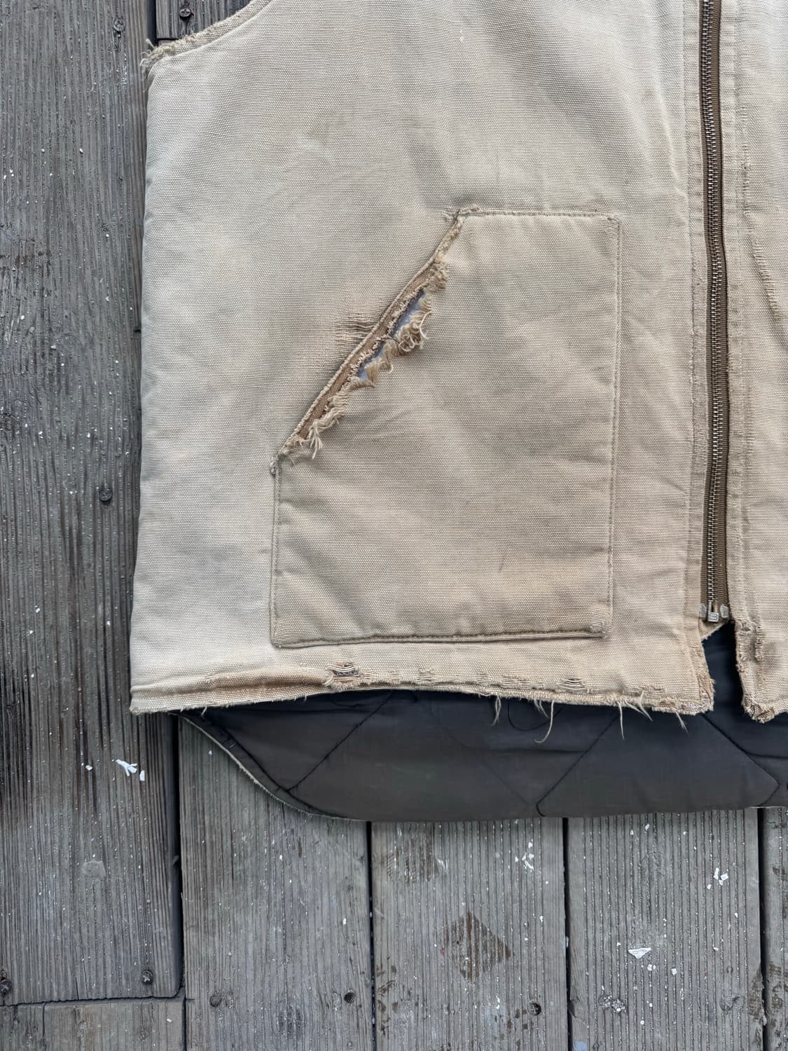 90s Thrashed 칼하트 패드 베스트 상품이미지5