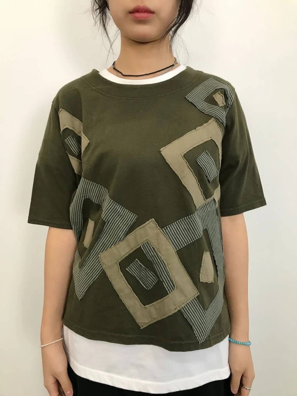 JPN Patchwork Design Tee 상품이미지2