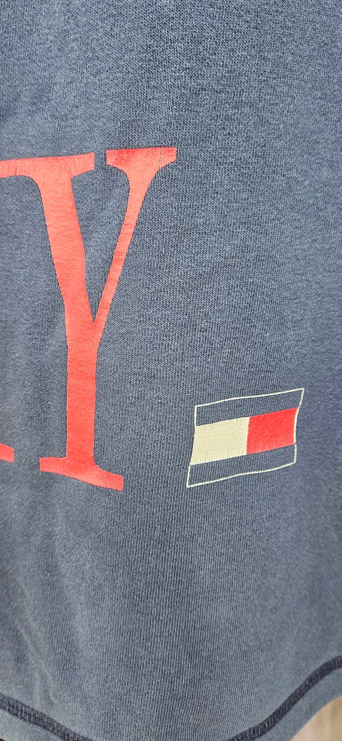 (vtg)타미힐피거  기모 맨투맨 네이비 L 상품이미지6