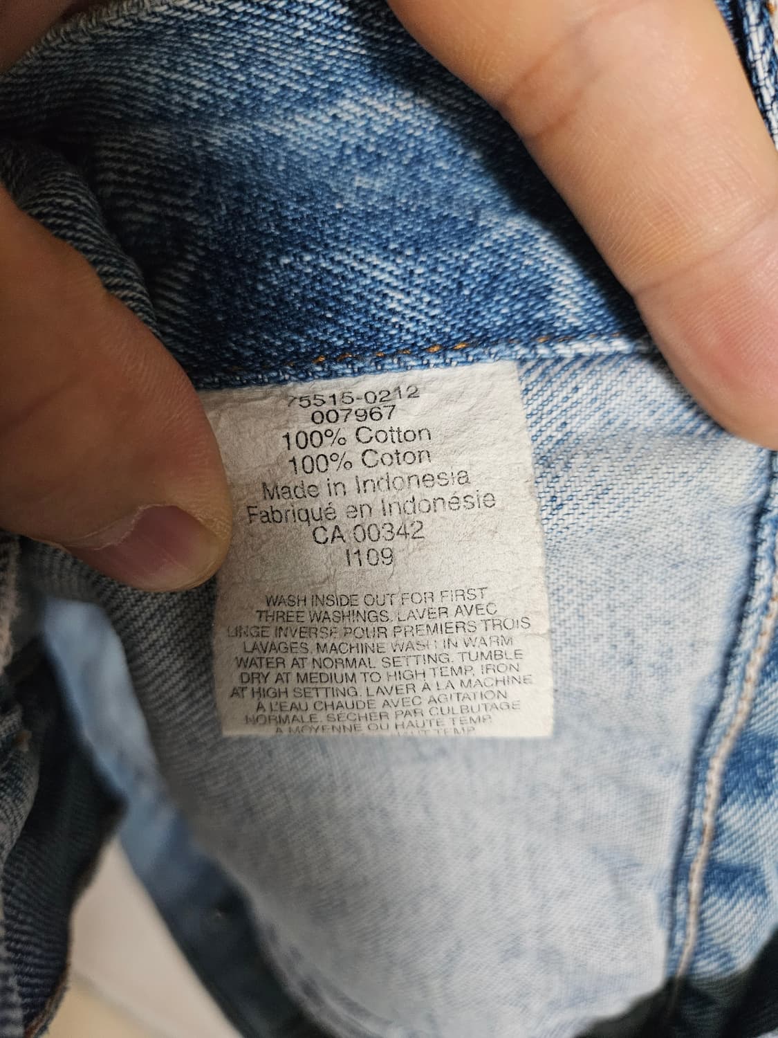 00s levis 오렌지탭 48트러커 리바이스 청자켓  상품이미지4