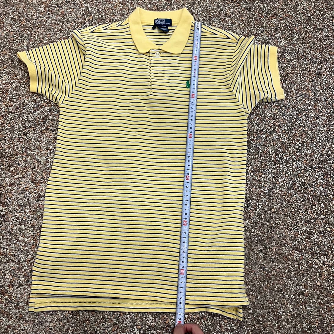 176 폴로 스트라이프 반팔 카라티 pk 옐로우 상품이미지6