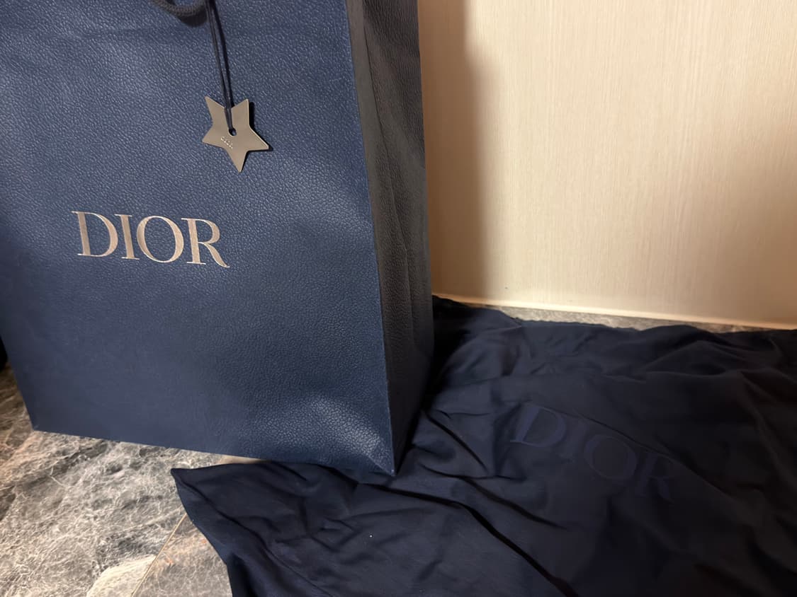 디올 오블리크 새들백 다크브라운  상품이미지7