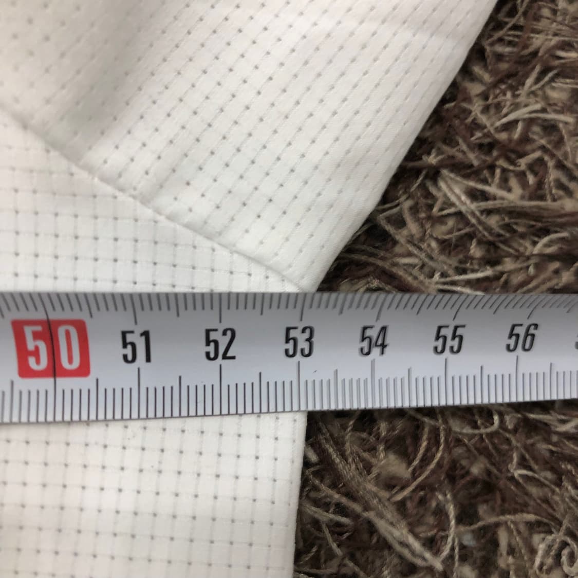 L 푸마 화이트 나일론 후드 바람막이 자켓 상품이미지8