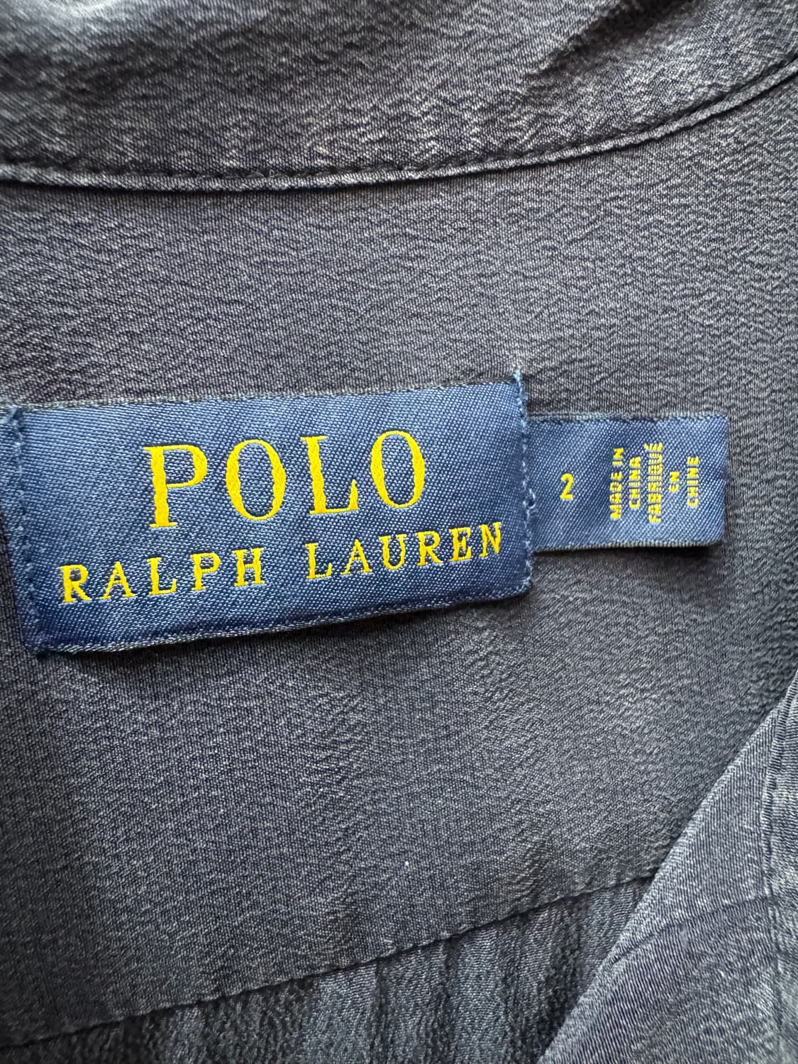 폴로랄프로렌 실크100% 워크블라우스 셔츠 2(S) 상품이미지5