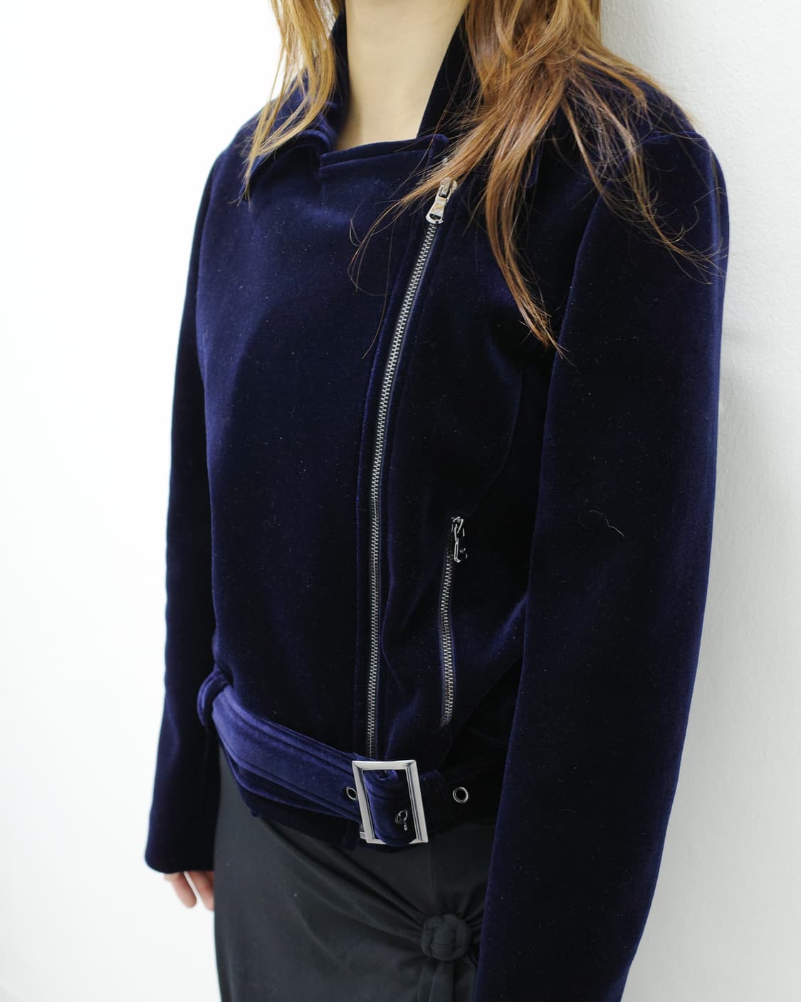 Emporio Armani Velvet Biker Jacket 상품이미지1