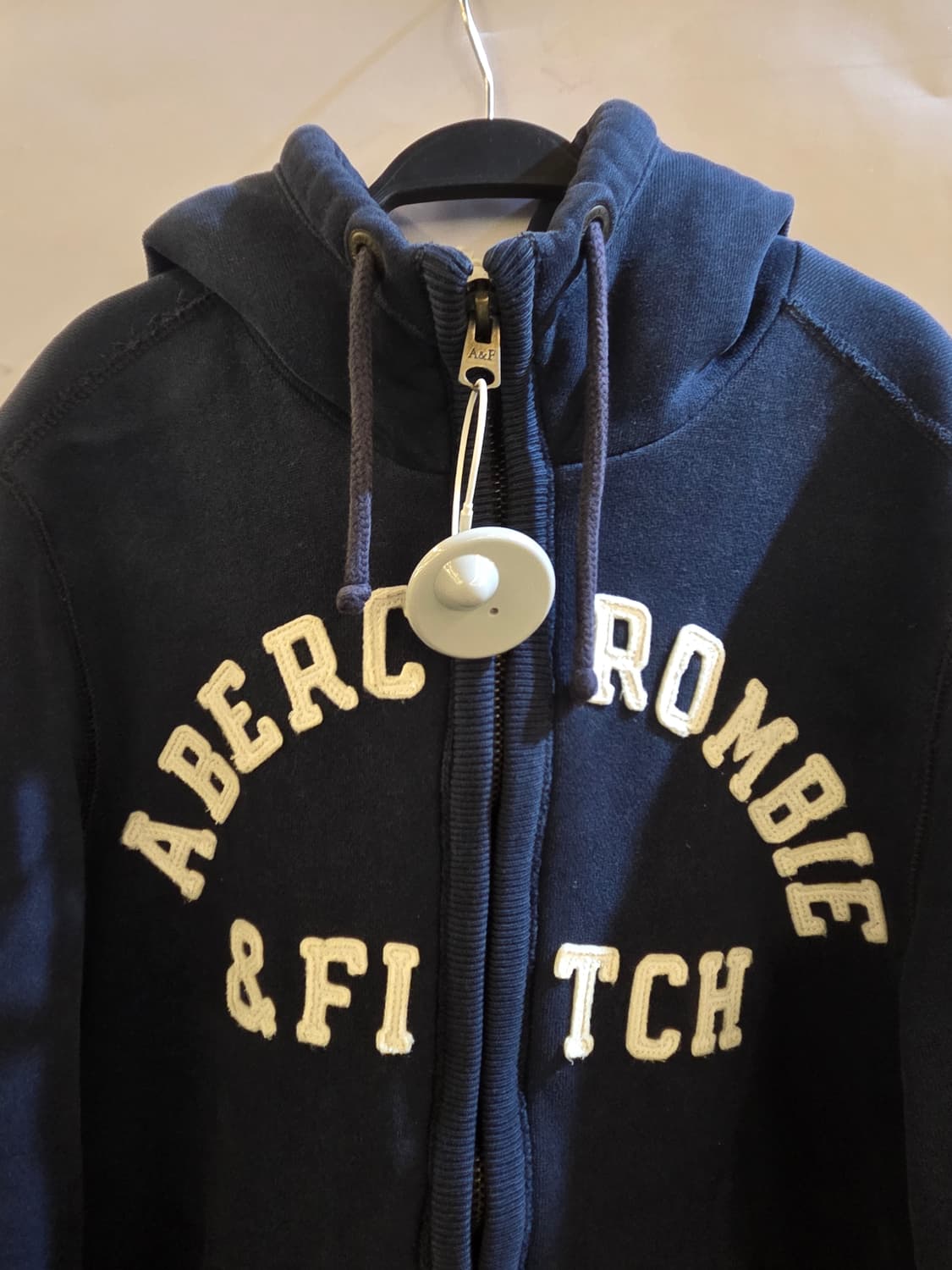 아베크롬비 네이비 양털후드집업 상품이미지3