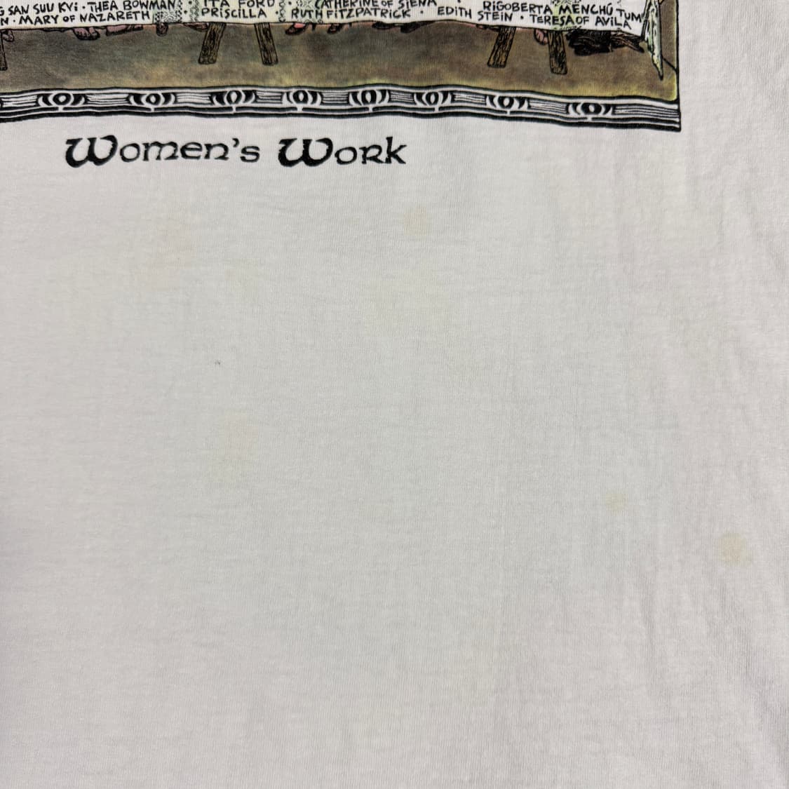 빈티지 90s  최후의 만찬 패러디 티셔츠 Women's Work 상품이미지8
