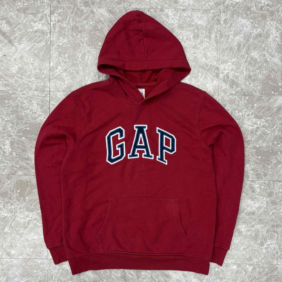 Gap 갭 딮버건디 스웨트셔츠 후드티(L) 상품이미지2