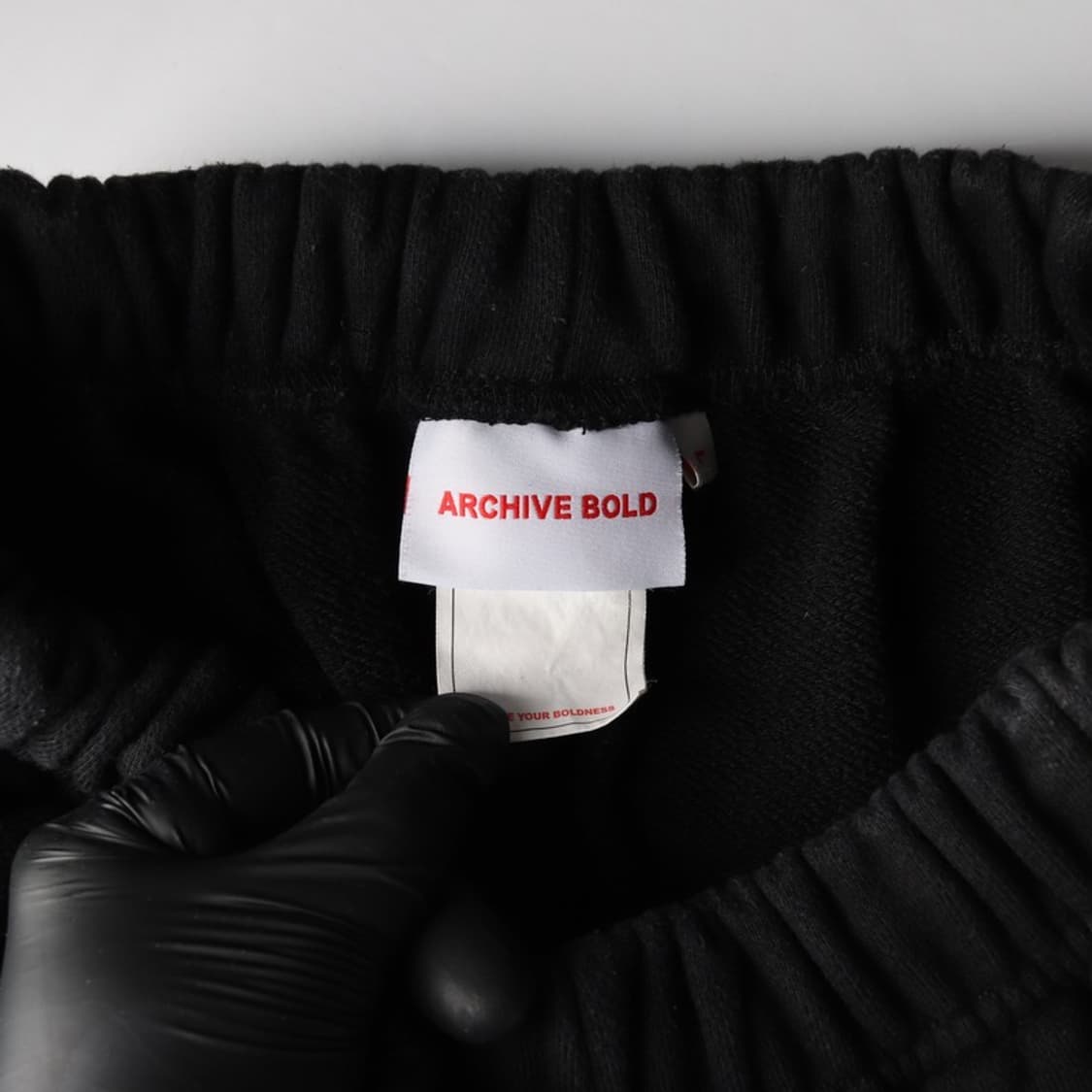 아카이브 볼드 그래픽 조거팬츠 블랙 L 상품이미지6